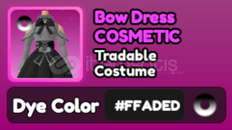 World Zero FADED Bow Dress