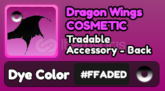 World Zero FADED Dragon Wings