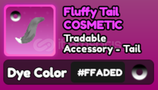 World Zero FADED Fluffy Tail