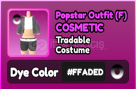 World Zero FADED Popstar Outfit (F)
