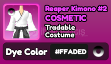 World Zero FADED Reaper Kimono #2