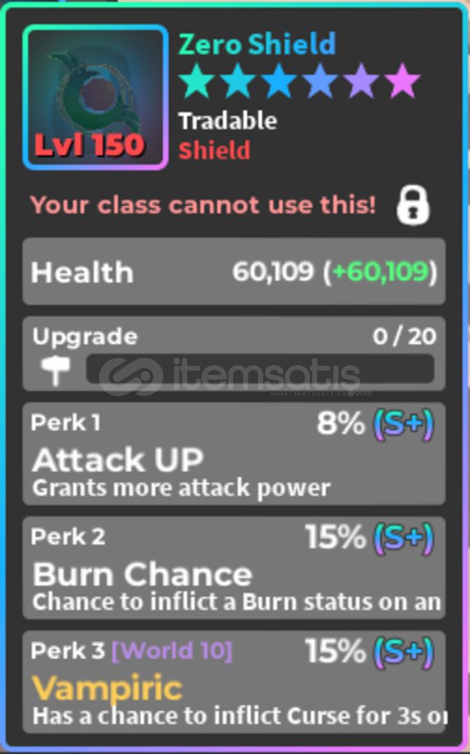 World Zero Perfect Shield World Zero Perfect Shield