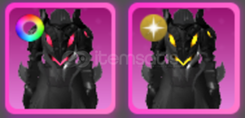 World Zero RGB + Gold Dragon Slayer Armor