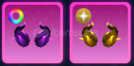 World Zero RGB + Gold Fiery Horns