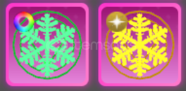 World Zero RGB + Gold Snowflake Circle