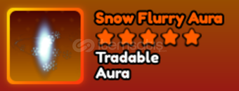 World Zero Snow Flurry Aura