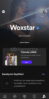 Woxstar Spotify sanatçı hesabı!!