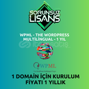 WPML - The WordPress Multilingual - 1 Yıl
