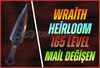 Wraith Heirloom + 165 Level + Mail Değişen