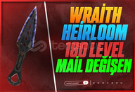 Wraith Heirloom + 180 Level + Mail Değişen
