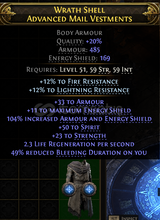 Wrath Shell Advanced Mail Vestments