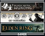 Wukong + Ghost of Tsushima + Elden Ring