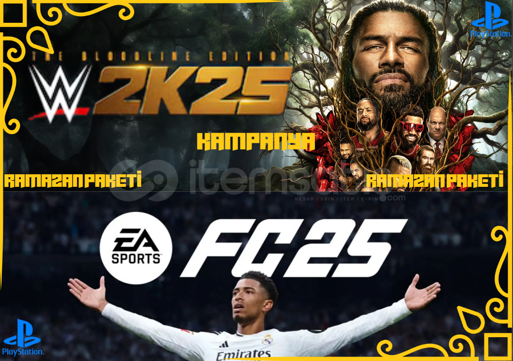 ⚡WWE 2K 25 + FC25⚡PS4/PS5⚡ ⚡WWE 2K 25 + FC25⚡PS4/PS5⚡