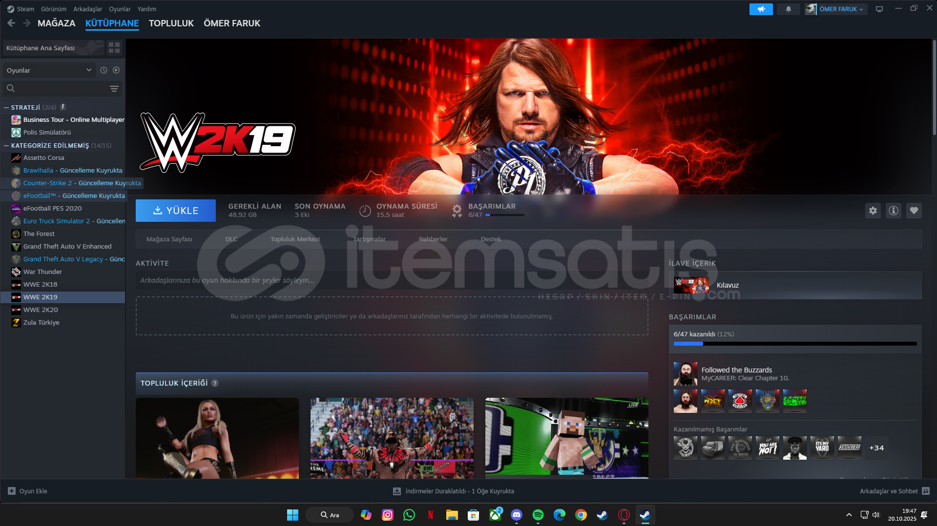 wwe 2k18 2k19 2k20 li hesap wwe 2k18 2k19 2k20 li hesap