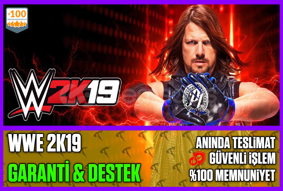 ⭐️☘️WWE 2K19❤️Garanti & Sorunsuz❤️ ⭐️☘️WWE 2K19❤️Garanti & Sorunsuz❤️