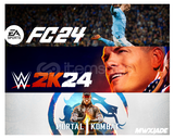 WWE 2K24 + EA Sports FC 24 + Mortal Kombat 1