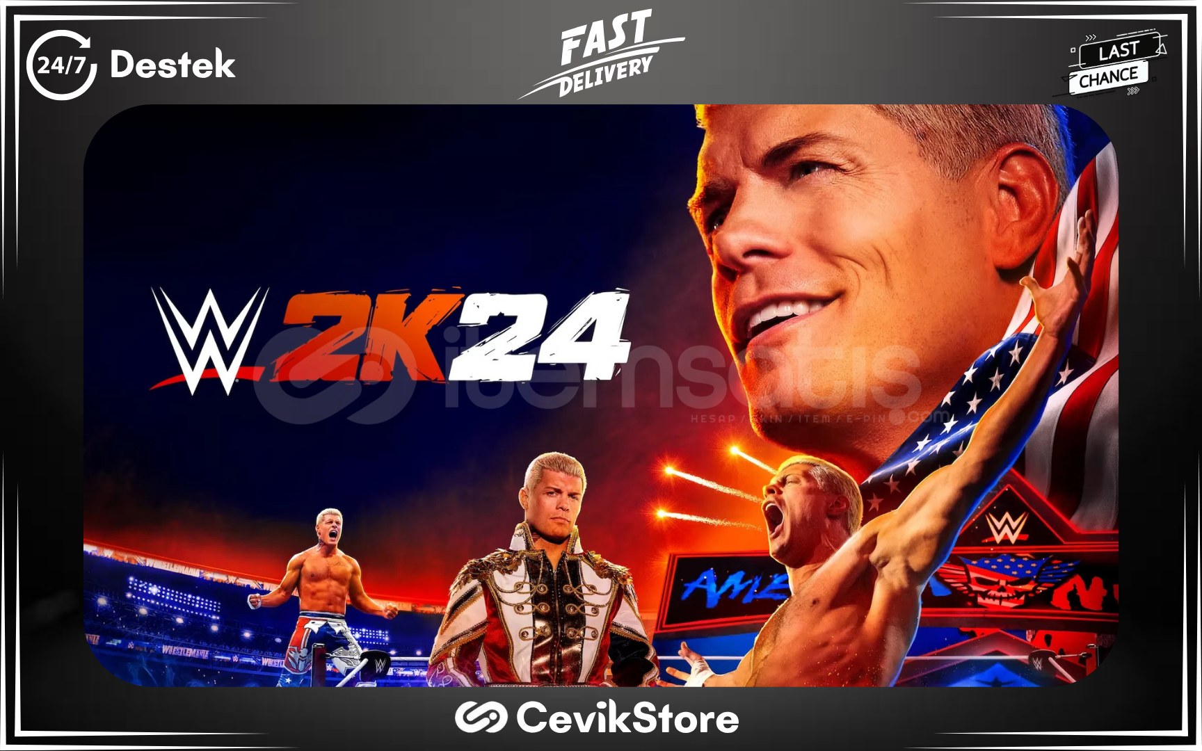 ⭐WWE 2K24 + Garanti⭐ ⭐WWE 2K24 + Garanti⭐