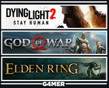 God of War + Dying Light 2 + Elden Ring +KORUMA