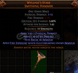 wylund's stake smithing hammer