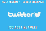 X 100 ADET RETWEET - GERÇEK HESAPLAR