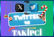 ☘️X (Twitter) 10 Türk Takipçi Organik&Güvenli