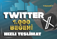 X(TWITTER) 1.000 Beğeni 