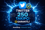 X (Twitter) 250 Takipçi Garantili