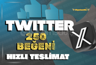 X(TWITTER)250 Türk Beğeni