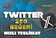 X(TWITTER)250 Türk Beğeni