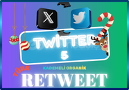 ☘️X (Twitter) 5 Türk Retweet Hızlı&Güvenli