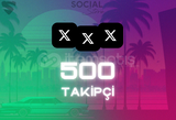 X (Twitter) 500 Takipçi - Garantili