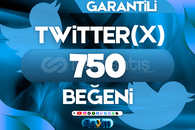 X (TWITTER) 750 BEĞENİ / GARANTİLİ