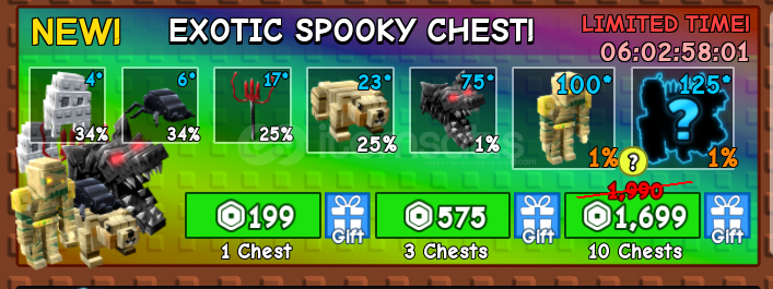 x10 Exotic Spooky Chest | Grow a garden x10 Exotic Spooky Chest | Grow a garden
