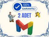 ✅ (x2) 2 ADET PREMİUM GMAİL ✅Garanti-Hız-Kalite