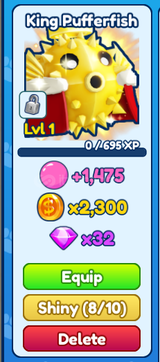 X2 King Pufferfish / BGSI
