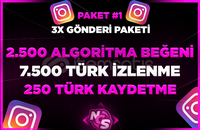 ⭐X3 INSTAGRAM FENOMEN KEŞFET PAKETİ 1⭐