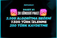 ⭐X3 INSTAGRAM KEŞFET PAKETİ 1⭐