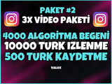 ⭐X3 INSTAGRAM KEŞFET PAKETİ 2 [GARANTİLİ]⭐