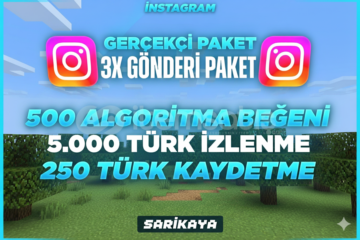 X3 INSTAGRAM KEŞFET PAKETİ X3 INSTAGRAM KEŞFET PAKETİ