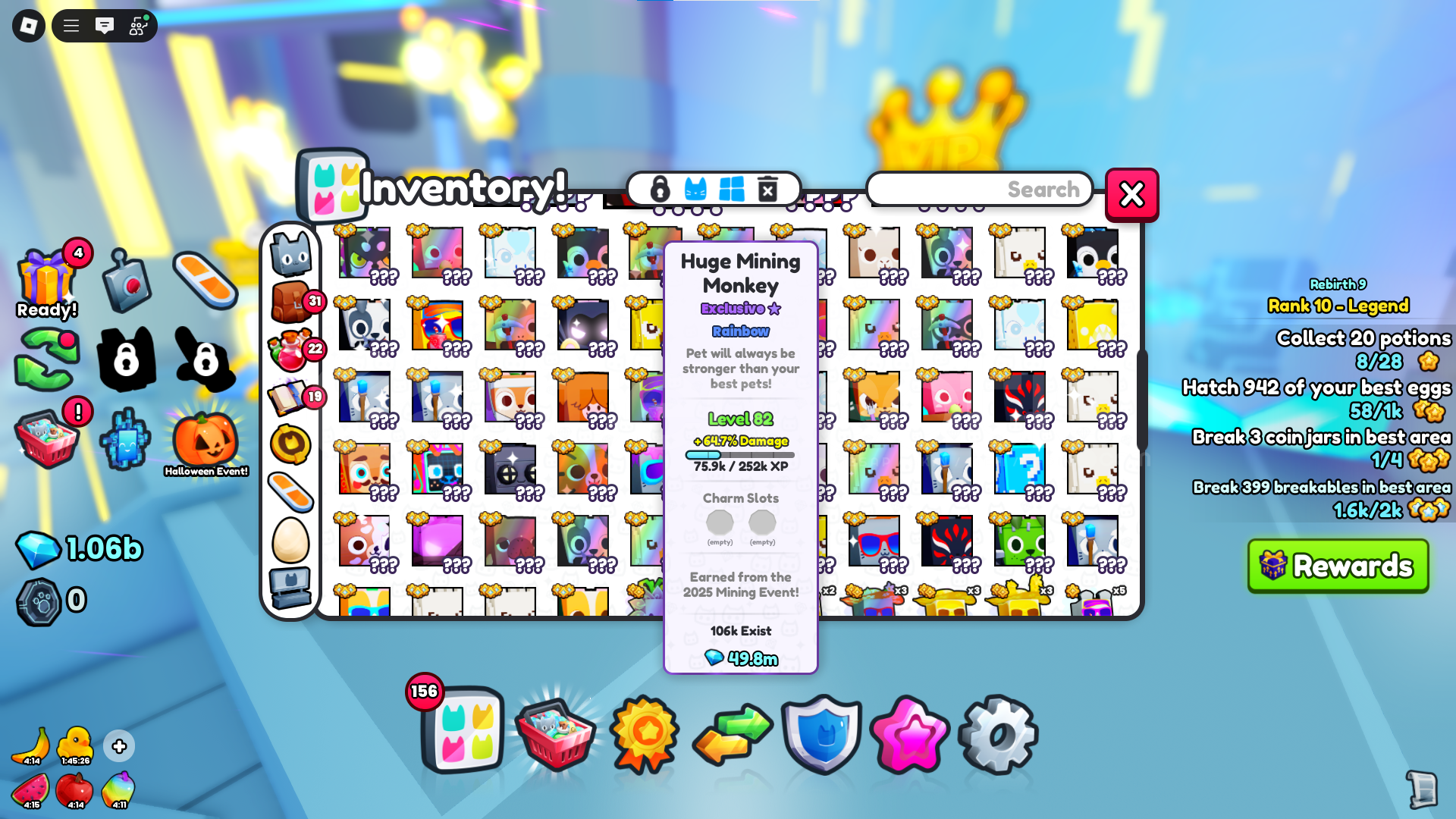 x3 Rainbow Huge Pet Smilatör 99 x3 Rainbow Huge Pet Smilatör 99