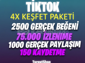 ⭐X4 TİKTOK KEŞFET ETKİLİ PAKETİ 2⭐