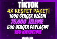 ⭐X4 TİKTOK KEŞFET PAKETİ 1⭐