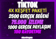 ⭐X4 TİKTOK KEŞFET PAKETİ 3⭐