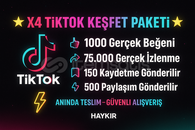 ⭐X4 TİKTOK KEŞFET PAKETİ⭐