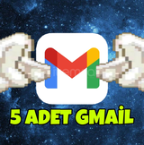 X5 ADET GMAİL TÜRK / YABANCI İSTEĞE GÖRE