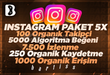 ⭐X5 INSTAGRAM KEŞFET PAKETİ 1