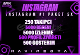 ⭐X5 | INSTAGRAM KEŞFET PAKETİ 1 | ANLIK⭐