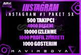 ⭐X5 | INSTAGRAM KEŞFET PAKETİ 2 | ANLIK⭐