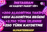 ⭐X4| INSTAGRAM VIP+ KEŞFET PAKETİ 1⭐