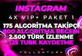 ⭐X4| INSTAGRAM VIP+ KEŞFET PAKETİ 1⭐